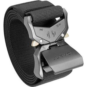 Mens tactical belt nylon heavy duty quick release rigger hiking work belt